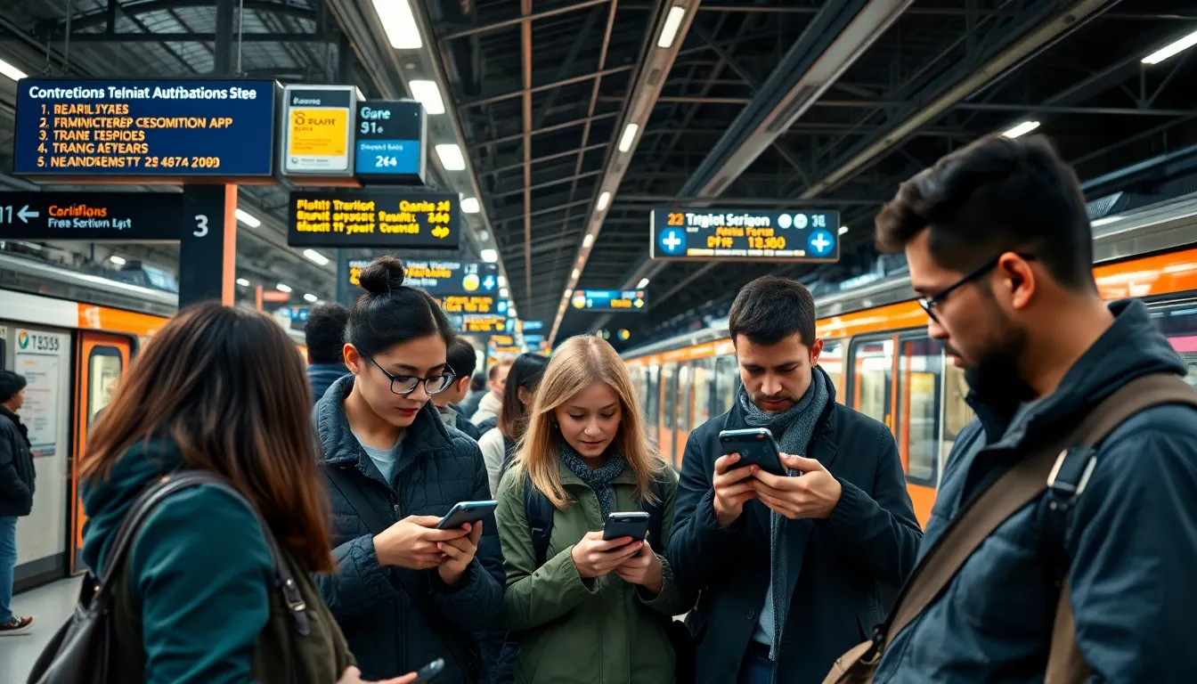 Public transit apps